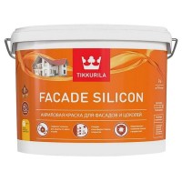 Краска акриловая фасадная TIKKURILA Facade Silicon база А 9л белая, арт.700011476