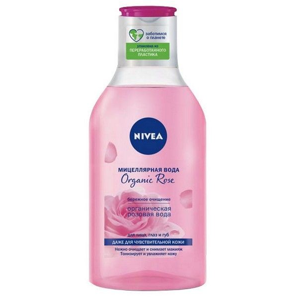 Вода мицеллярная NIVEA Organic Rose 400мл