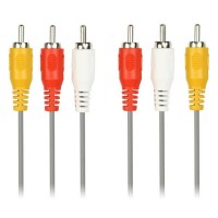 Кабель 3xRCA(M)-3xRCA(M) SMARTBUY KA-233-125 3,0м