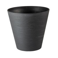 Кашпо Re-Pot Hoop Round Self Watering 6,2л d25см h23,5см черный пластик