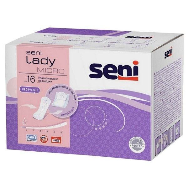 Прокладки SENI Lady Micro 16шт урологические