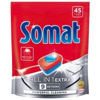 Таблетки для ПММ SOMAT All in 1 Extra 45шт