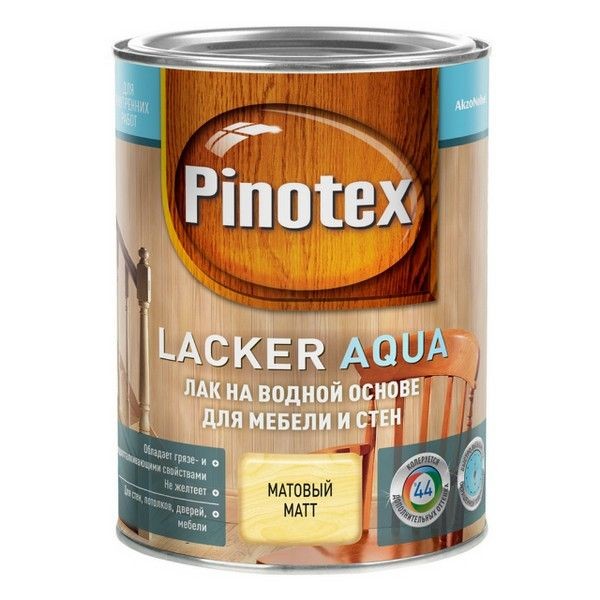 Лак для стен и мебели PINOTEX Lacker Aqua 1л матовый, арт.5254104