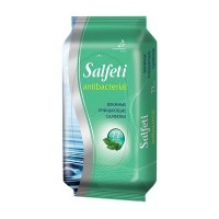 Салфетки влажные SALFETI Antibacterial очищающие 72шт