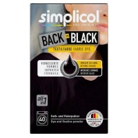 Краска для тканей SIMPLICOL Back to black цвет черный восстановление цвета 400г