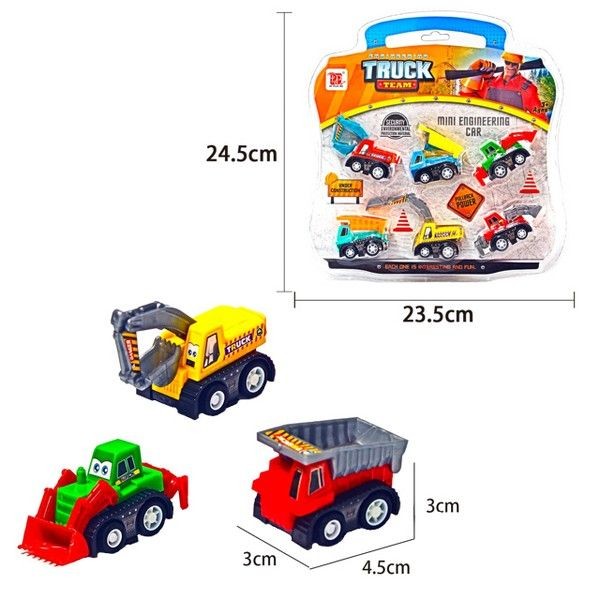 Набор Машины Строительная техника 6шт