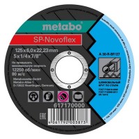 Круг обдирочный METABO SP-Novoflex 125x6,0x22,23мм по металлу