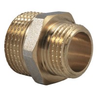 Ниппель переходной JIF 1/2"х1/4" латунь резьба