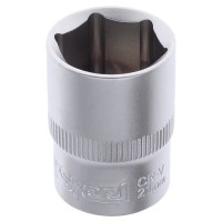 Головка шестигранная AV STEEL 1/2" 21мм