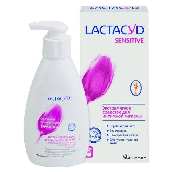 Средство для интимной гигиены LACTACYD Sensitive 200мл