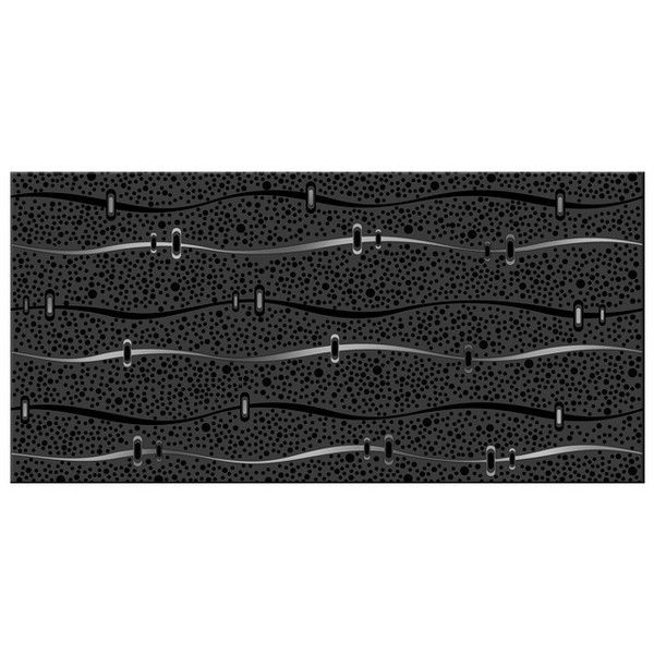 Декор настенный 40,5х20,1 Дефиле Неро,черный