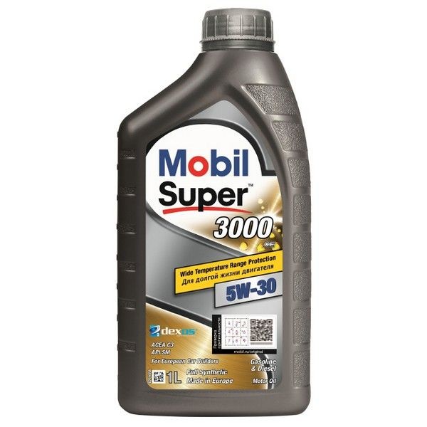 Масло моторное MOBIL Super, 3000 XE 5W-30, 1 л