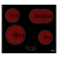 Поверхность электрическая KORTING HK62550B 4конф.стеклокер.черн.