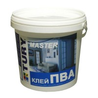 Клей TURY ПВА MASTER 1кг, арт.клей ПВА 1кг