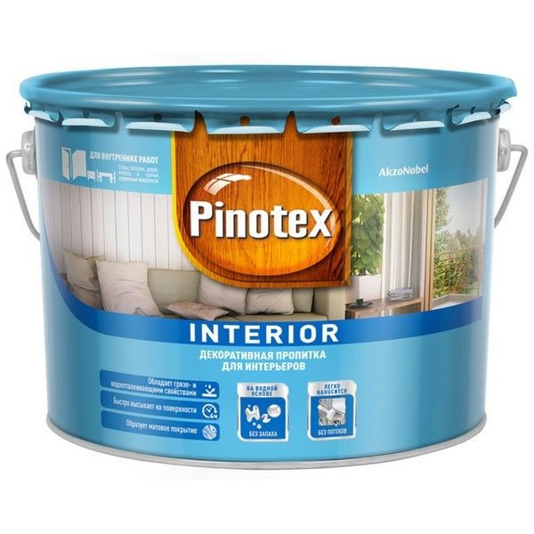 Средство деревозащитное PINOTEX Interior 9л бесцветное, арт.5270904