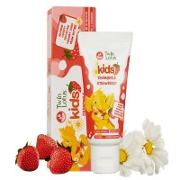 Паста зубная TWIN LOTUS Chamomile & Strawbery детская от 3-10 лет 50мл