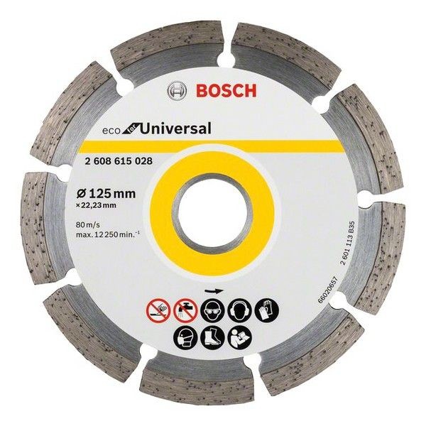 Диск алмазный BOSCH ECO Universal 125х22,2х2,0 мм, сегментный