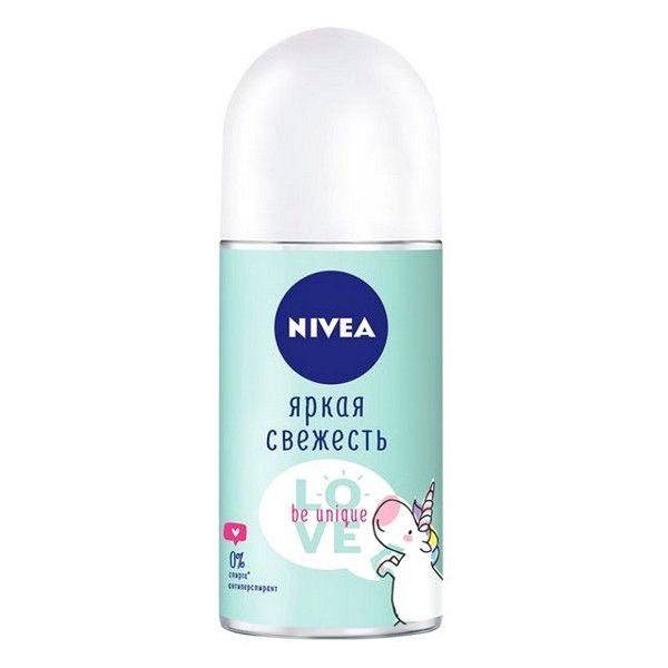 Дезодорант NIVEA Love Be Unique Яркая Свежесть ролик 50мл