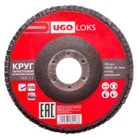 Круг лепестковый UGO LOKS 115х22мм P180