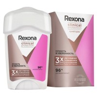 Дезодорант REXONA Clinical Protection Сухость и уверенность крем 45мл