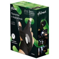 Фонарь-перчатка REV Glove Lamp 3Вт со встроенной подсветкой комплект чёрный