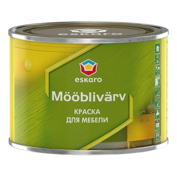 Краска акриловая ESKARO Mooblivarv база A 0,45л, арт.4740381014826