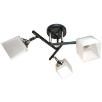 Люстра потолочная Jupiter Lighting Тринго 3х60Вт Е27 стекло металл
