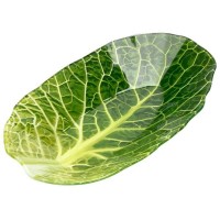 Блюдо WALMER Leaf Lettuce 18x27см 0,65л стекло