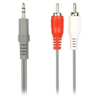 Кабель 3,5 jack-2 RCA SMARTBUY KA-313-200 штекер-штекер 3,0м сер.