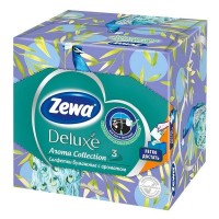 Салфетки косметические ZEWA Deluxe Aroma Collection 3сл с ароматом 60шт