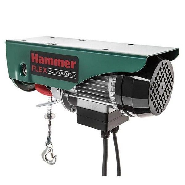 Тельфер электрический HAMMER Flex ETL500 250кг 500Вт