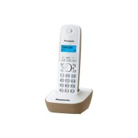 Аппарат телефонный DECT PANASONIC KX-TG1611RUJ, белый, бежевый