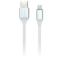 Кабель USB microUSB SMARTBUY iK-12ssbox white