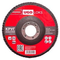 Круг лепестковый UGO LOKS 115х22мм P80