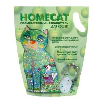 Наполнитель HOMECAT 3,8л силикагелевый с ароматом яблока