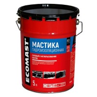 Мастика ECOMAST гидроизоляционная 5л, арт.ЭК000133169