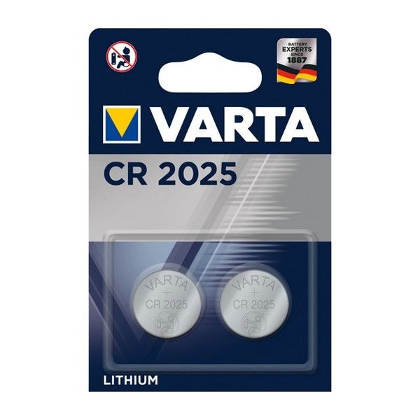 Батарейка VARTA ELECTRONICS CR 2025 блистер 2шт