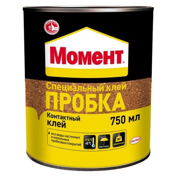 Клей для пробки МОМЕНТ Пробка 0,75л, арт.2486171