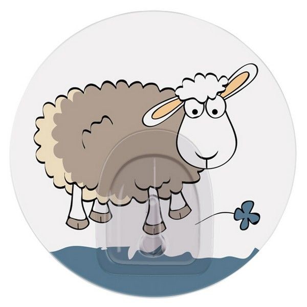 Крючок адгезивный TATKRAFT Funny Sheep Tela, пластик