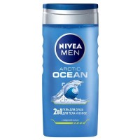 Гель для душа NIVEA Men Arctic Ocean 2 в 1 250мл мужской