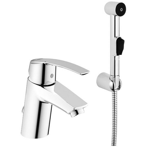 Смеситель для раковины с гигиеническим душем GROHE Start 23123001 однорычажный