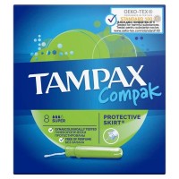 Тампоны TAMPAX Compak Super 8шт