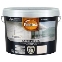 Краска акриловая фасадная PINOTEX Extreme One для дерева база BW 2,5л белая, арт.5352282