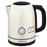 Чайник BRAYER BR1005YE 2200Вт 1,7л металл кремов.