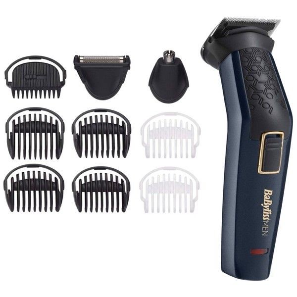 Триммер для стрижки BABYLISS MT728E аккум. 1-8мм 8нас. черн.