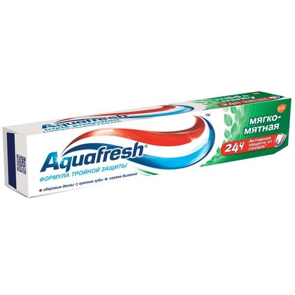 Паста зубная AQUAFRESH Тройная защита. Мята, 100 мл