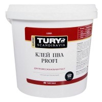 Клей ПВА TURY 1кг PROFI, арт.ПВА "profi" 1кг